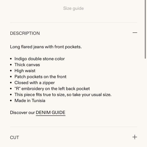 Rouje Belleville Size 33 Jeans - Picture 7 of 14